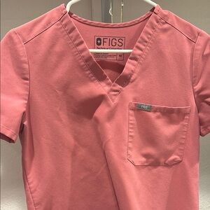 FIGS Pink Scrub Top